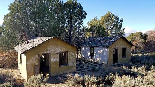 Old buildings along North Fork County Road