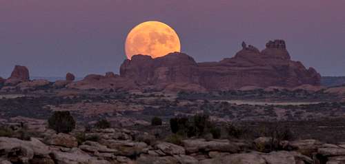 Arches National Park Moonrise