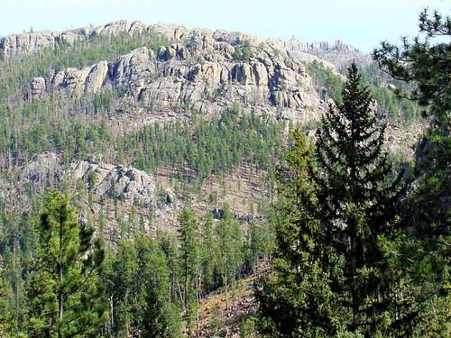 Sunday Gulch View of Black Elk Peak