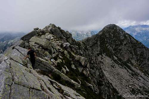 Peter on the North ridge