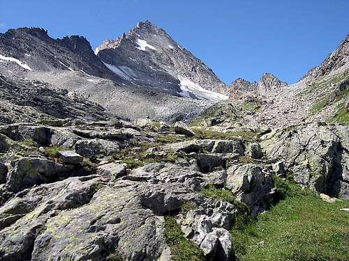 View of the head of the vallone dell'Herbetet