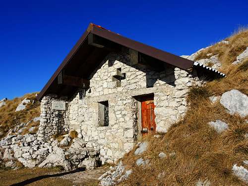 Small chapel on the summit of Pizzocolo