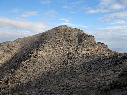 Granite's summit from the north