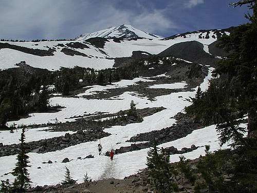 The view of Mount Adams from...
