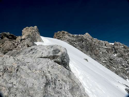 View on the upper hintergrat