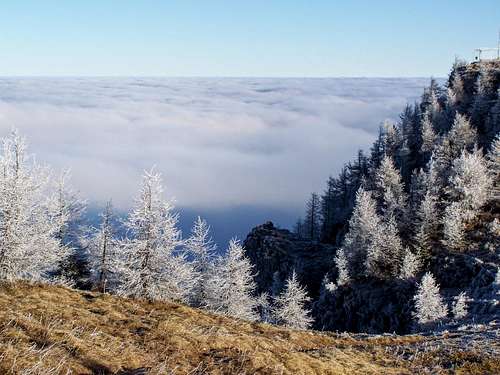 View from the peak of Urslja gora