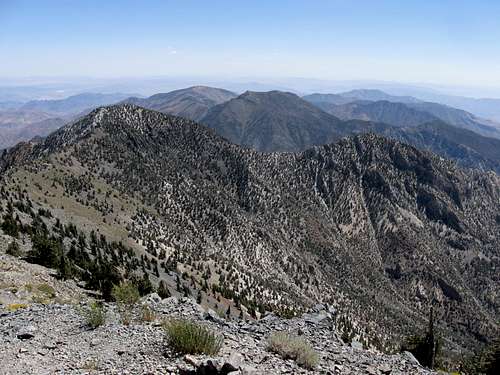 Looking South From the Summit of Telescope Peak