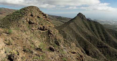 Main summit of Roque de los Brezan and Roque Imoque