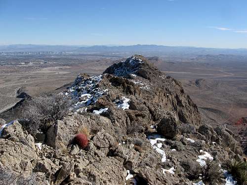 Approaching the Summit of Goat Bed Peak