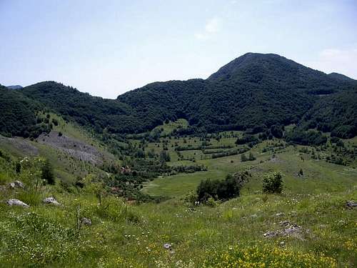 Field (polje) with a small...