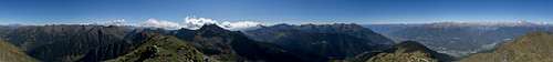 360 summit panorama Monte Lago