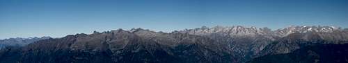 Panorama Val Massino Alps