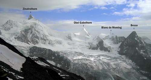 Annotated view from Cabane de Tracuit