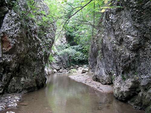 Crivadia gorges