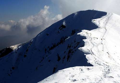 Dosso Pedalta summit ridge