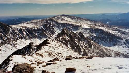 Summit view, looking South...