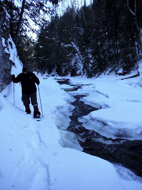 In Devil Track Gorge - Winter
