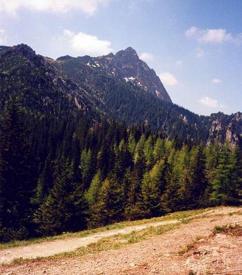 Giewont's slopes seen from...