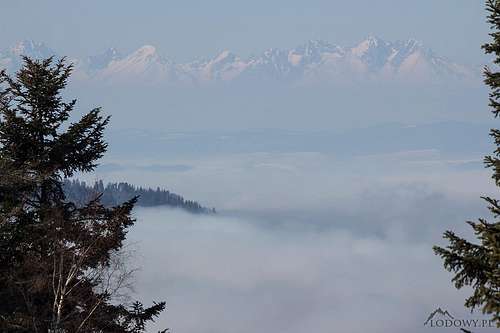 High Tatras from Krompachy