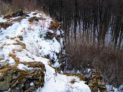 The summit rock of Ivačka glava