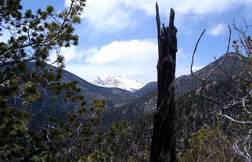 Pikes Peak from the Mt. Kineo...