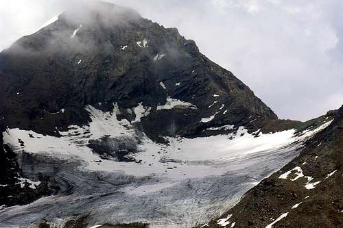 Punta Tersiva Western Face above Tessonet Glacier 2005
