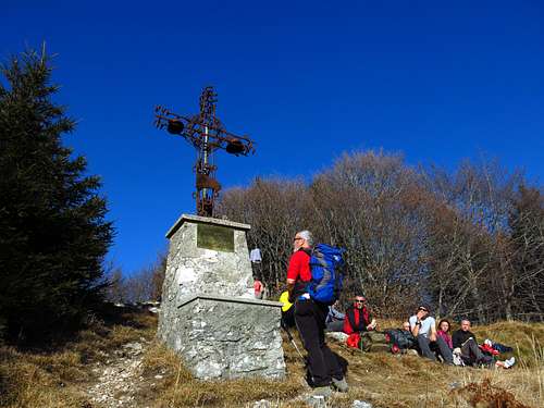 Monte Carone summit signal
