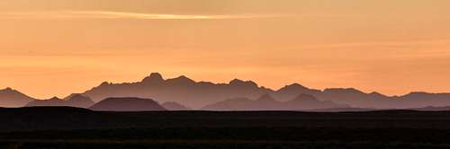 Sunrise and the Organ Mountains