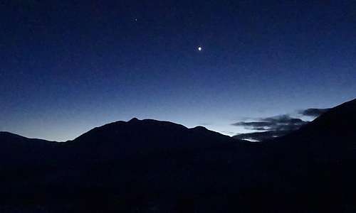 Upper Glen Affric after sunset