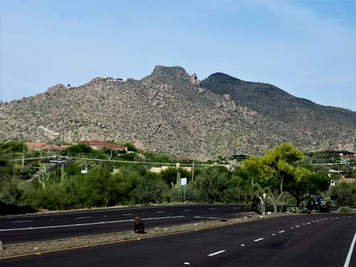 Black Mountain from Cave Creek Road