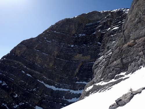 Steep east face of Loder Peak