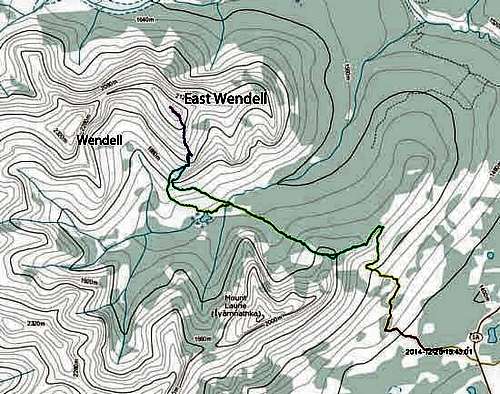 East Wendell Topo Map