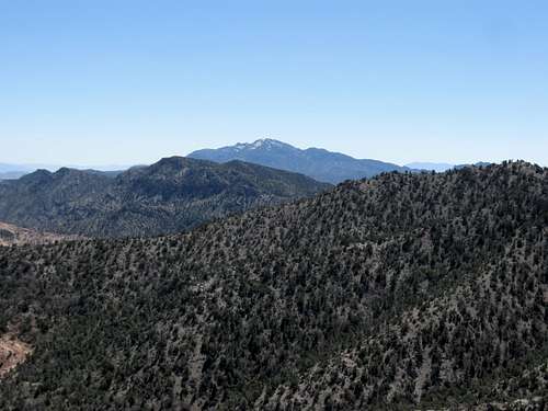 Mountain Springs Peak & Potosi Mountain to the South
