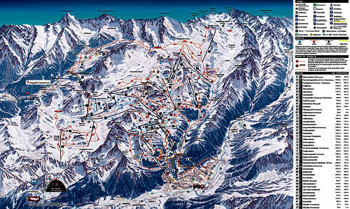 Ischgl Ski Map 2017: Piz Val Gronda a reality