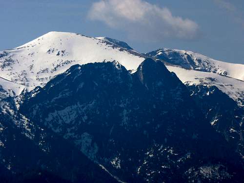 Red Peaks (this time white) and Giewont