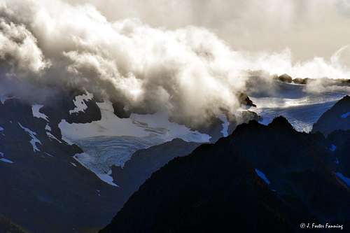 Mount Olympus Receding Glaciers