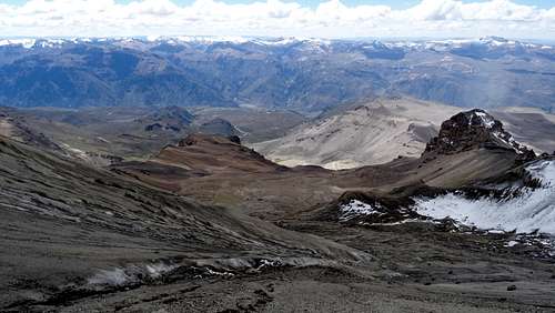 Hualca Hualca (from the ridgeline)