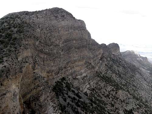 The Spectacular South Face of La Madre Mountain