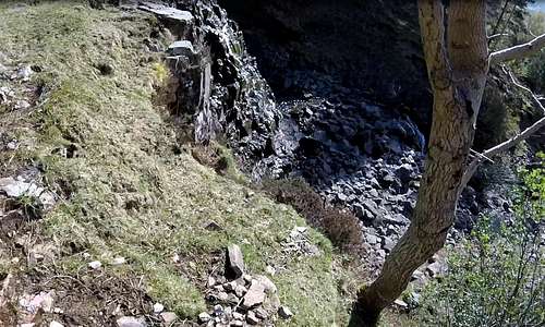 Top of the crux of Stickle Ghyll