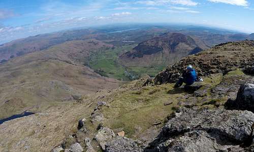 View from the summit of Harrison Stickle