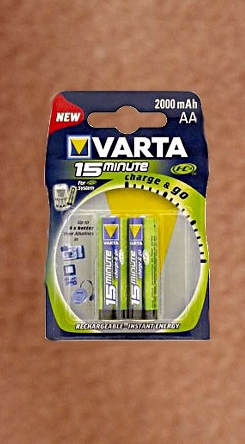 Varta 15 minutes charge and go