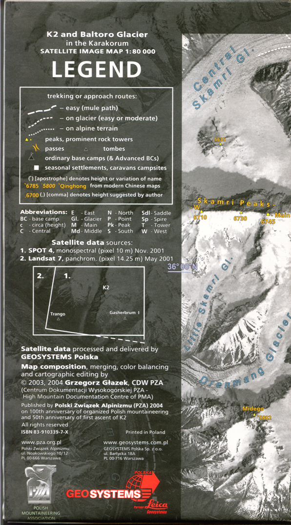 Baltoro Satellite map pl