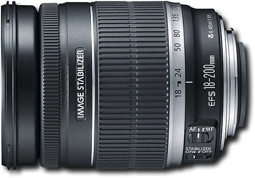 Canon EF-S 18-200mm f/3.5-5.6 IS.