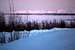 Polar Urals at dusk