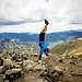 Wheeler Peak Handstand on the summit