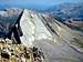 The smooth slabs of Sasso delle Nove seen from Sasso delle Dieci