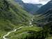 Valley in Albula Alpen
