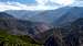 Looking west down Colca Canyon near Cabanaconde