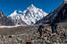 Way from Concordia to Broad peak and Chogori (K2) base campbase camp
