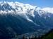 Mont Blanc over Chamonix